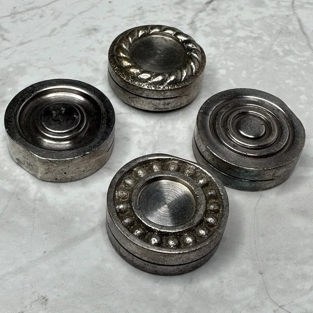 Pottery Barn Antique look Silver placecard holders